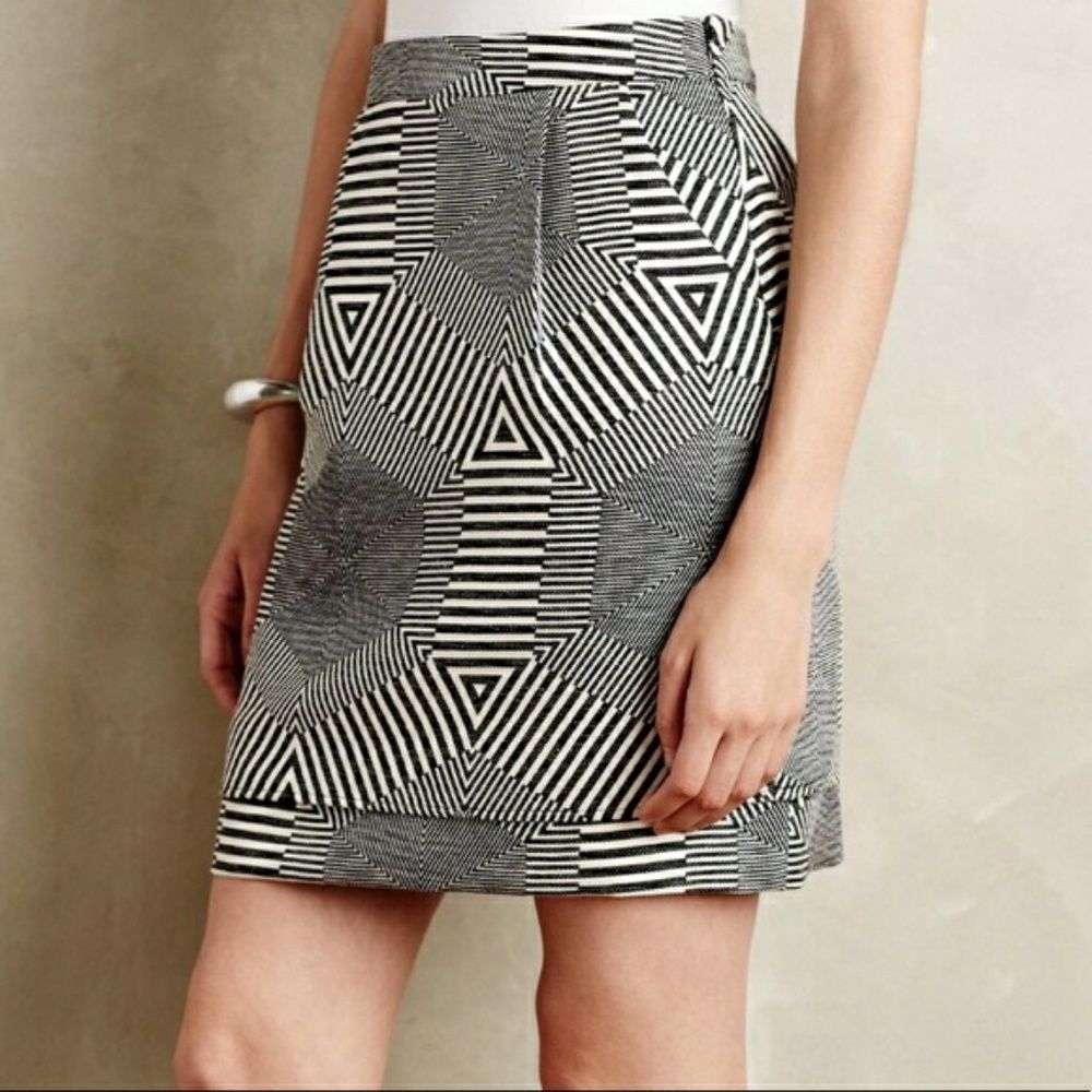 Anthropologie HD in Paris Geomaze Skirt size M